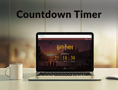 UI Design- Countdown Timer adobexd branding dailyui dailyuichallenge design ui