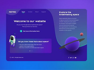 Web Site Design: Space UI