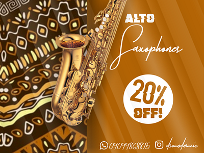 AD FOR SAX advertising flyer design