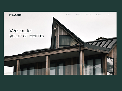 FLOOR architecture build design minimal typography ui web webdesign