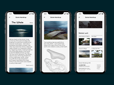 The Whale design minimal mobile ui