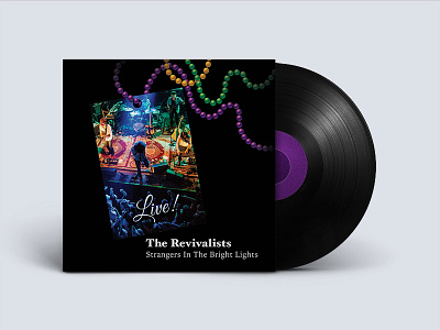 The Revivalists: Record Store Day Vinyl Album Jacket album alternative backstage band beads cover jacket mardi gras music pass record vinyl