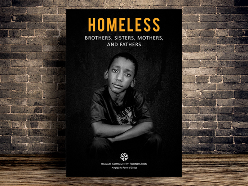 Hawaii Community Foundation: Homelessness Awareness Poster by Pasha F ...