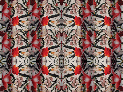 Floral pattern Mirror Image