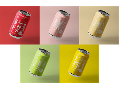 Soda Can Designs graphic design illustration mockup package design vector