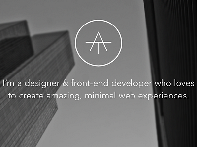 alantippins.com portfolio site v1 flat design flat ui portfolio web design portfolio