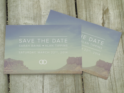 March 22, 2014! save the date sedona wedding