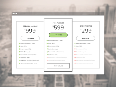 The Email Design Conference 2013 - Packages conference flat flat pricing table minimal pricing table
