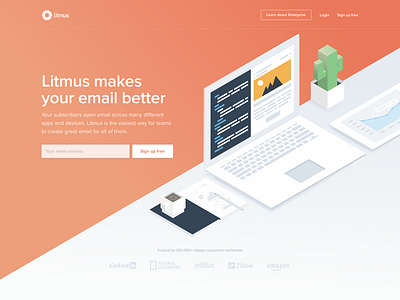 Litmus Homepage Redesign - April '17