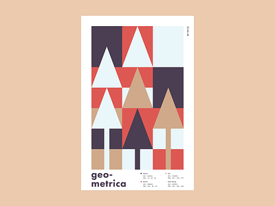 Geometrica - 12/25 abstract christmas color study geometric art geometric shapes illustration layout minimal patterns poster a day
