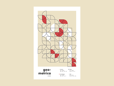 Geometrica - 1/19 abstract color study geometric geometric art geometric illustration geometric shapes illustration layout poster a day poster every day