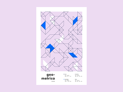 Geometrica - 1/27 abstract color study geometric geometric art geometric illustration geometric shapes illustration layout poster a day poster every day