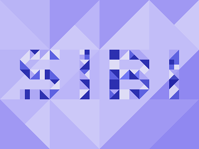 Geometric letterforms - SIBI