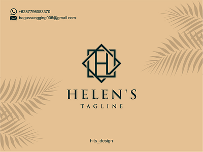 HELEN'S branding design icon illustration logo typography