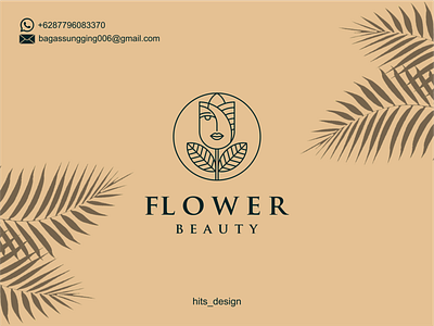 FLOWER BEAUTY branding design icon illustration logo typography