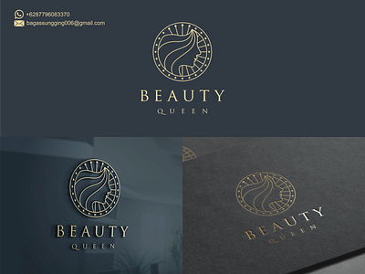 BEAUTY QUEEN beauty branding design graphic design icon illustration logo typography