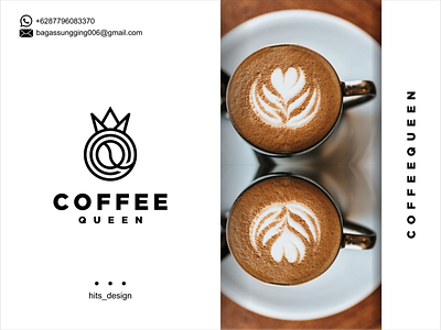 COFFEE QUEEN branding design graphic design icon illustration logo typography