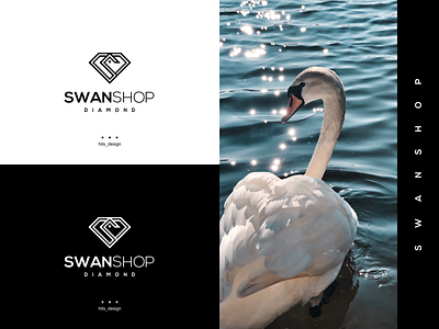 SWAN DIAMOND branding design graphic design icon illustration logo typography