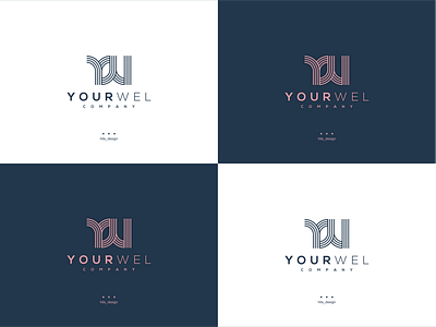 Y+W branding design graphic design icon illustration logo typography