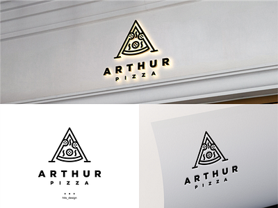 A + PIZZA branding design graphic design icon illustration logo typography