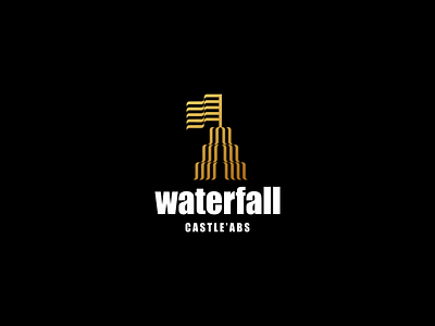 WATERFALL LOGO branding design graphic design icon illustration logo typography