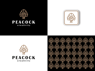 PEACOCK LOGO branding design graphic design icon illustration logo typography