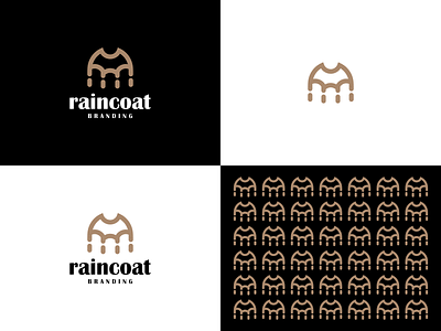 RAINCOAT LOGO branding design graphic design icon illustration logo typography