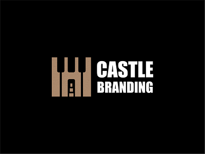 CASTLE LOGO DESIGN branding design graphic design icon illustration logo typography