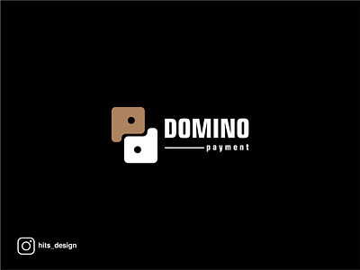 P AND DOMINO LOGO CONCEPT branding design graphic design icon illustration logo typography