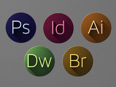 Adobe Flat Icons adobe design flat icons