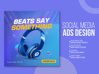 Social Media Gadget Ads Design