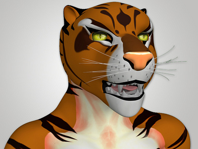 Tiger 3D NFT Character 3d 3d character 3d collection 3d model 3d nft 3d rendering 3dgaming character nft collection