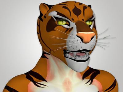 Tiger 3D NFT Character