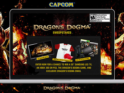 Dragon S Dogma Sweepstakes facebook application facebook page