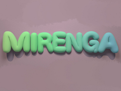 Mirenga Logo Design 3d branding graphic design logo