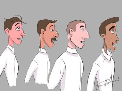 Quick Character Ideas 2dcharacter animation character design illustration travisunderwood travisunderwoodart