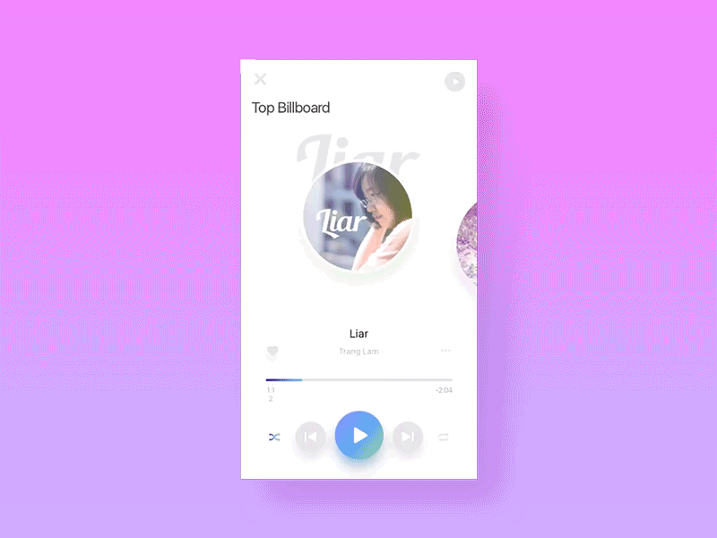 Music selection (From UI to prototype)