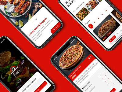 Foodie app design colorful concept cool delivary food and drink food app ios minimal restaurant ui ui ux design ux ux designer