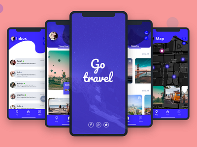 Travel app || app concept cool ios mobile travel app ui ui ux design ui deisgn ui mobile ux design uxd technologies