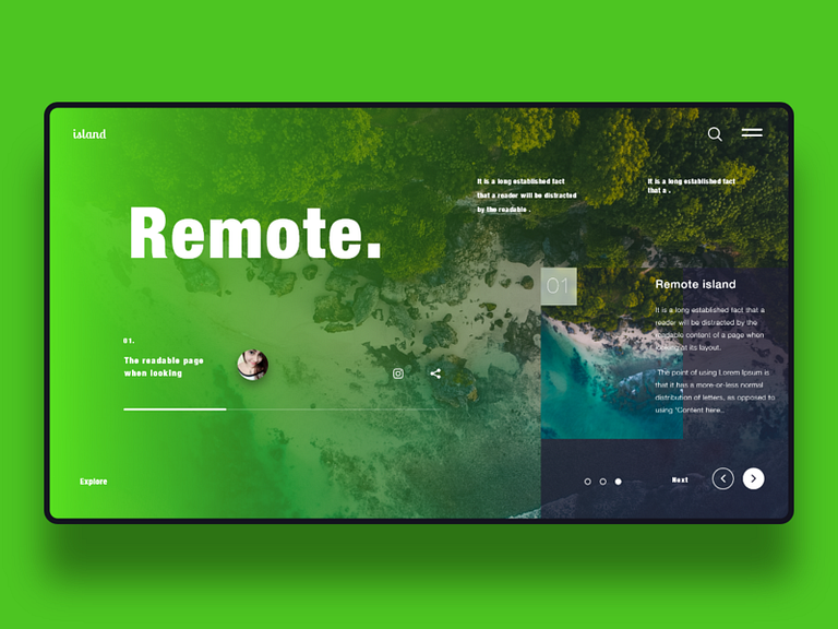 web home screen ui by Salah Uddin Akanda ™️ on Dribbble