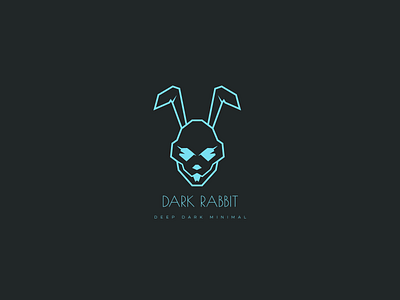 Dark Rabbit logo concept design logo