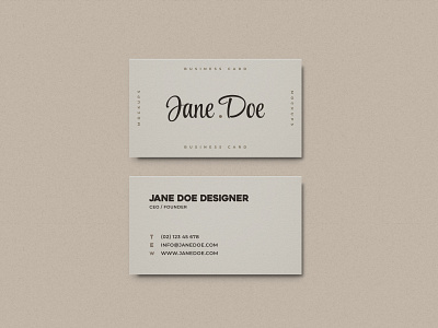 Business Card Mockup Kit