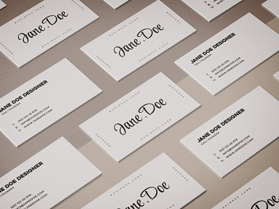 Business Card Mockup kit