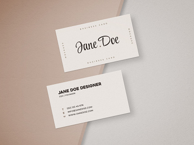 Business Card Mockup Kit