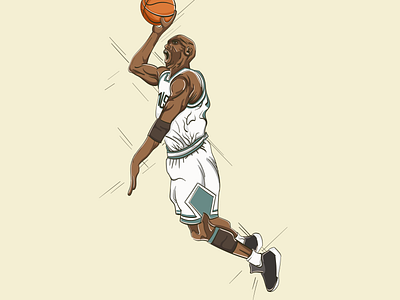 Ink drawn #6 basket basketball design draw drawing graphic design hand drawn illustration illustrator ink sport vector