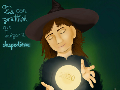 Gratitude digital art digitalillustration illustration magic witchy