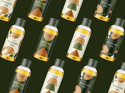 Branding & Packaging Design for Touch branding label massage oil packaging relax spa wellness