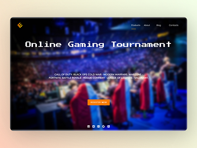 Online Gaming Tournament dailyui dashboard dashboard ui design minimal new ui ux web website