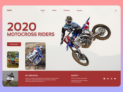 Motorbikes Race branding dailyui design minimal new typography ui ux web website