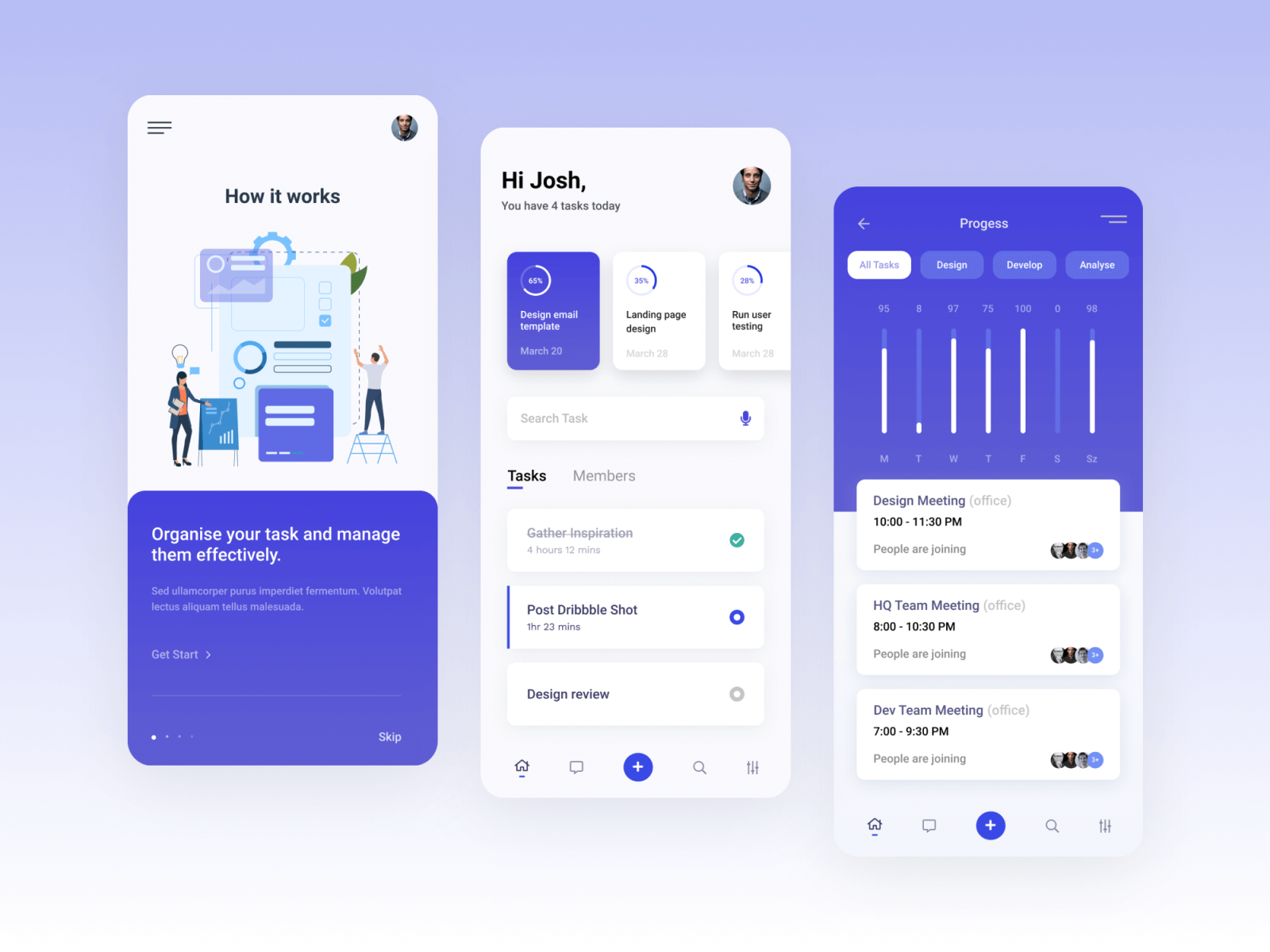 Team Management App By Mahrukh Parvez On Dribbble